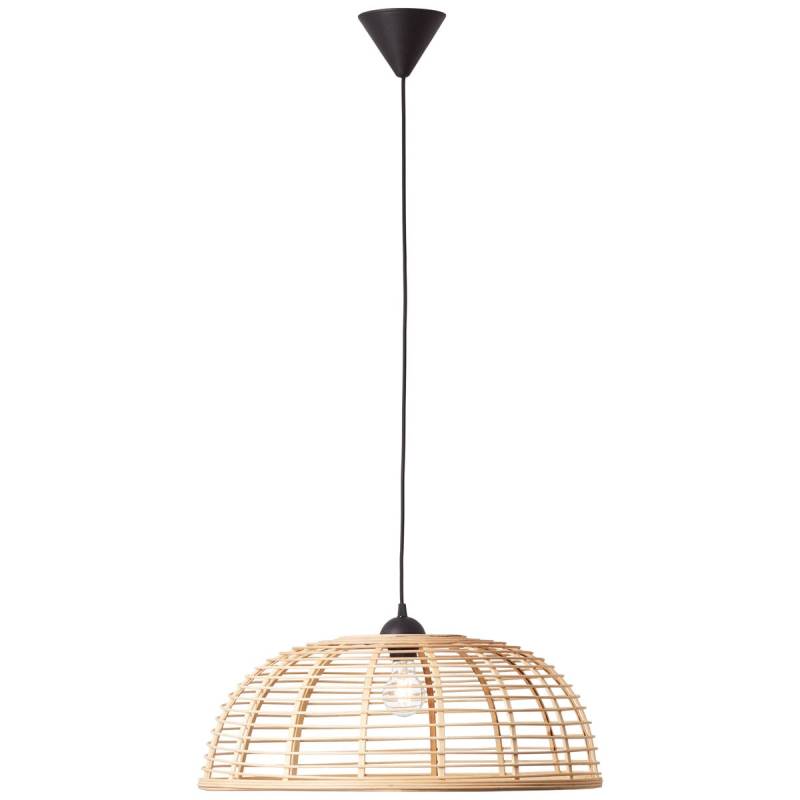 Brilliant Pendelleuchte »Crosstown«, 1 flammig, Leuchtmittel E27   ohne Leuchtmittel, Hängelampe 56cm holz hell/schwarz von Brilliant