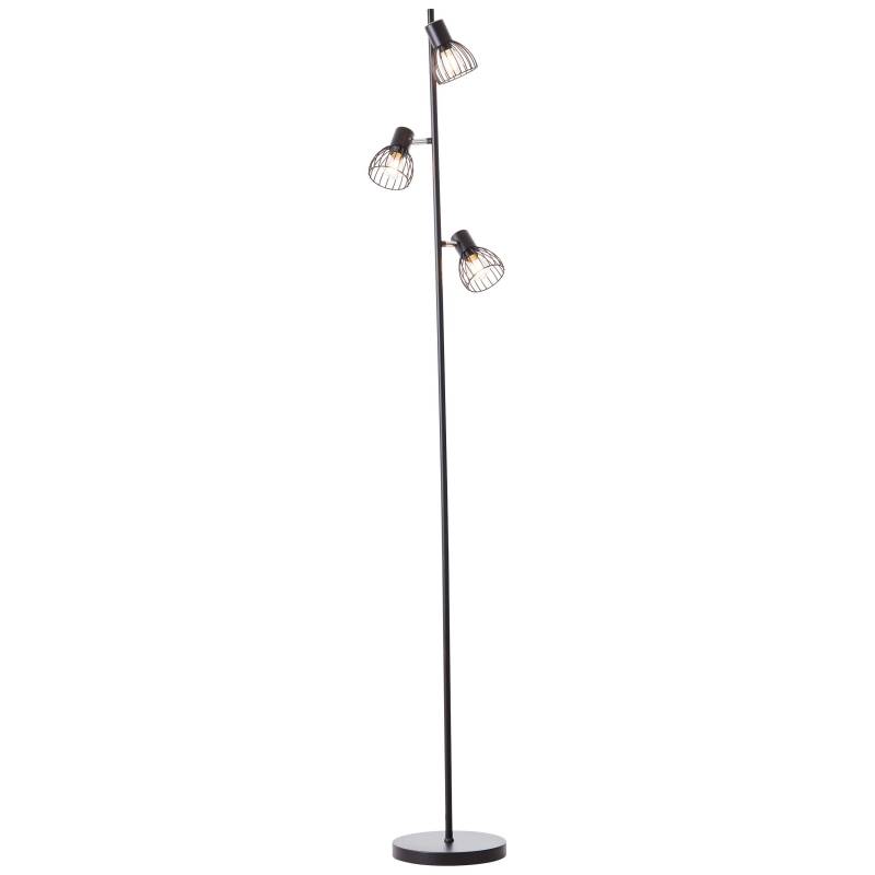 Brilliant Stehlampe »Blacky«, 3 flammig, Leuchtmittel E14   ohne Leuchtmittel, 3flg schwarz matt von Brilliant