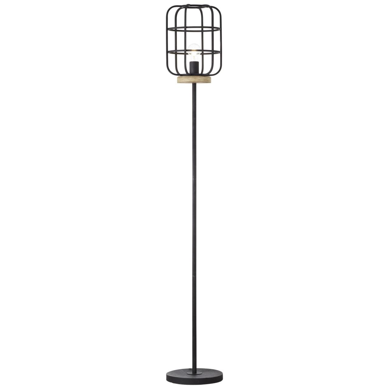 Brilliant Stehlampe »Gwen«, 1 flammig, Leuchtmittel E27 ohne Leuchtmittel, 163 cm Höhe, Ø 25 cm, E27, Metall/Holz, antik holz/schwarz korund Brilliant Stehlampe »Gwen«, 1 flammig, Leuchtmittel E27 ohne Leuchtmittel, 163 cm Höhe, Ø 25 cm, E27, Metall/Holz, antik holz/schwarz korund von Brilliant