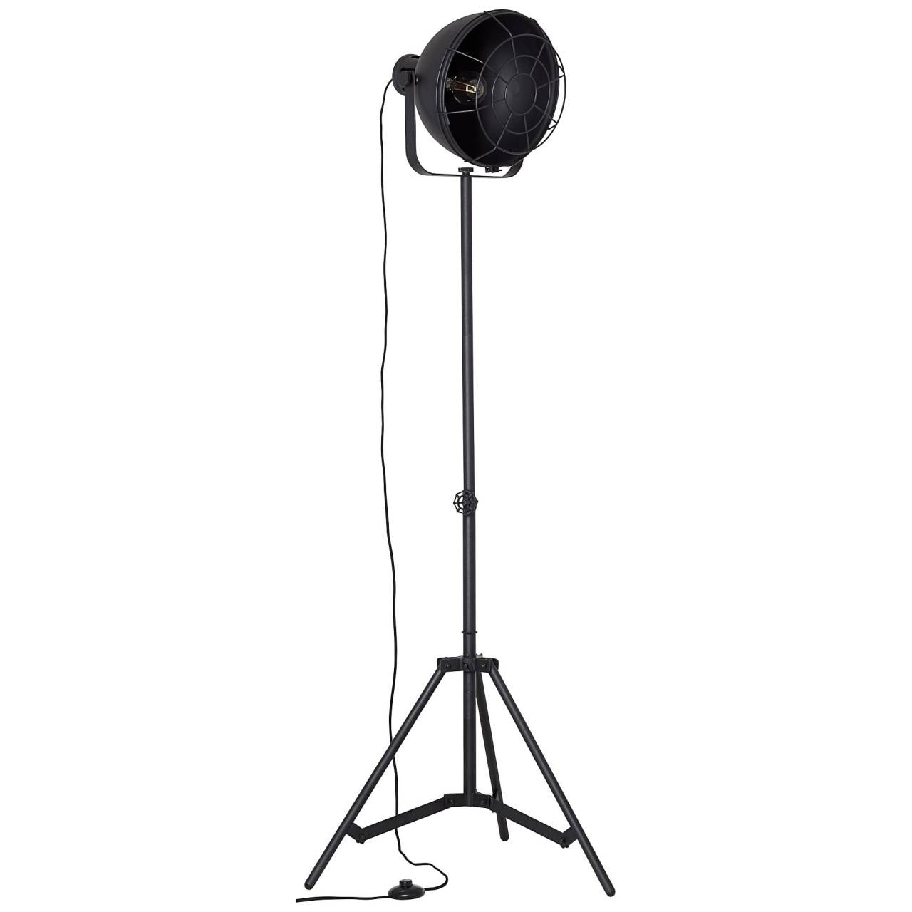 Brilliant Stehlampe »Jesper«, 1 flammig, Leuchtmittel E27   ohne Leuchtmittel, Stehlampe 39cm Gitter schwarz von Brilliant