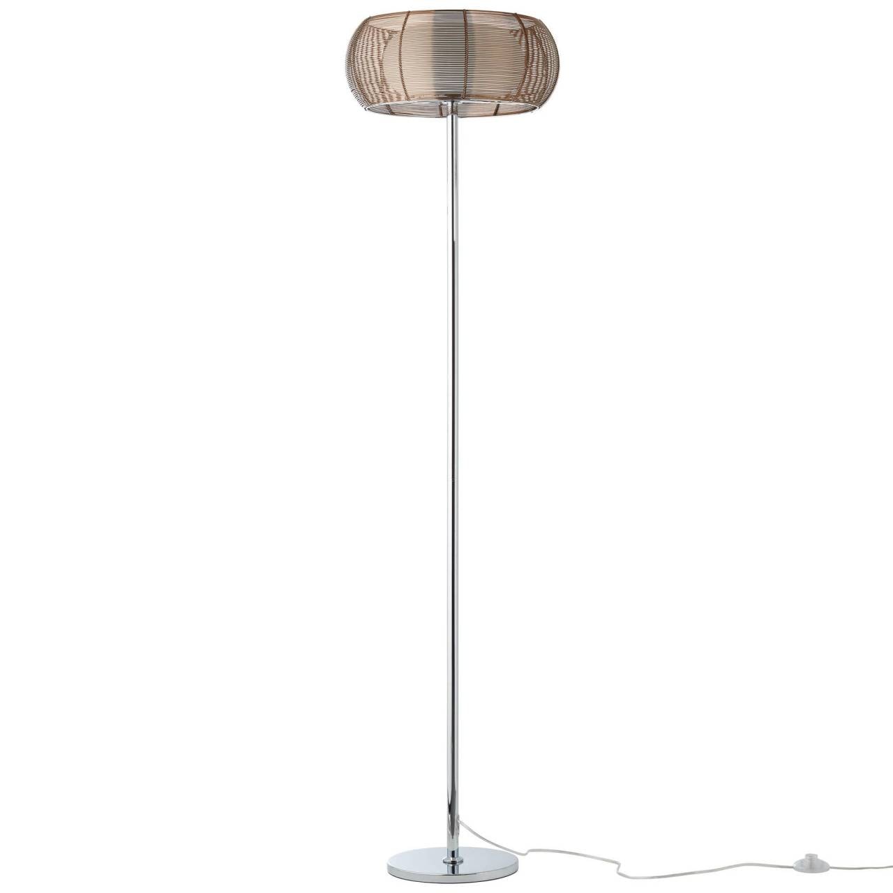 Brilliant Leuchten Stehlampe »Relax«, 2-flamig, bronze/chrom von Brilliant