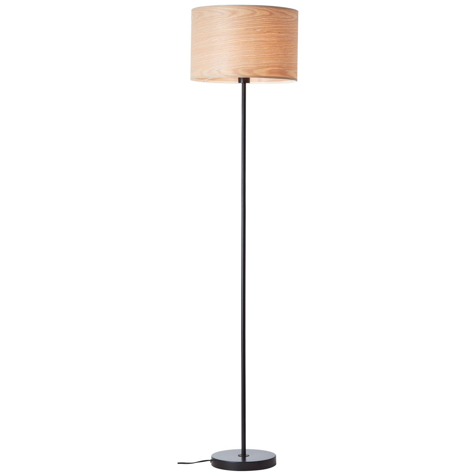 Brilliant Stehlampe »Romm«, 1 flammig, Leuchtmittel E27   ohne Leuchtmittel, 1flg holz hell/schwarz von Brilliant