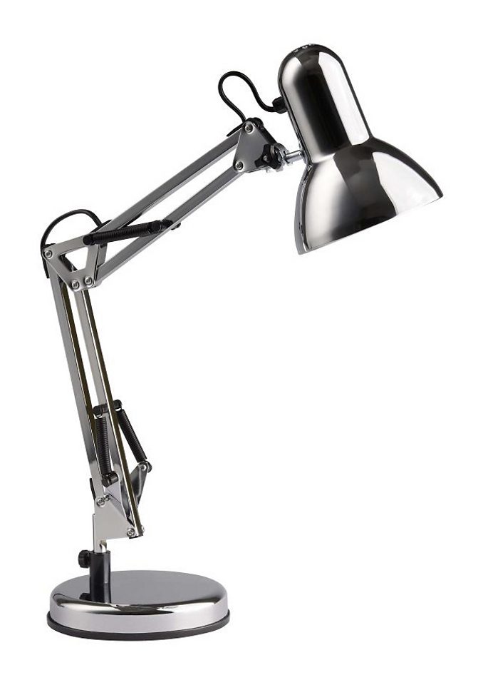 Brilliant Tischleuchte »Henry«, 1 flammig, Leuchtmittel E27 ohne Leuchtmittel, 50 cm Höhe, E27 max. 28 W, schwenkbar, Metall Brilliant Tischleuchte »Henry«, 1 flammig, Leuchtmittel E27 ohne Leuchtmittel, 50 cm Höhe, E27 max. 28 W, schwenkbar, Metall von Brilliant