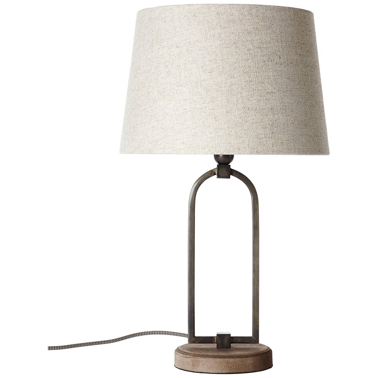 Brilliant Tischleuchte »Sora«, 1 flammig, Leuchtmittel E27   ohne Leuchtmittel, Tischlampe 30cm beige von Brilliant