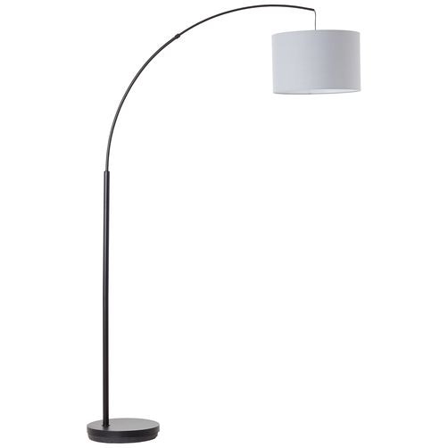 Brilliant Bogenlampe »Aike«, 1 flammig, Leuchtmittel E27   ohne Leuchtmittel, 180 cm Höhe, Ausladung 113 cm, E27, Metall/Textil von Brilliant