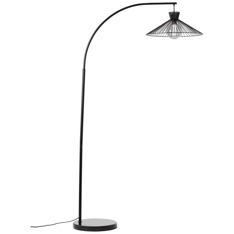 Brilliant Bogenlampe »Elmont«, 1 flammig, Leuchtmittel E27   ohne Leuchtmittel, Bogenlampe 1,7m schwarz matt von Brilliant