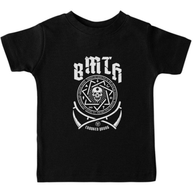 Crooked Tshirt Damen Schwarz XL von Bring Me The Horizon