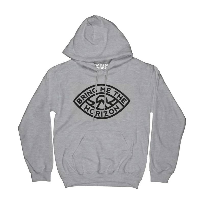 Hoodie Zum Überziehen Damen Grau S von Bring Me The Horizon