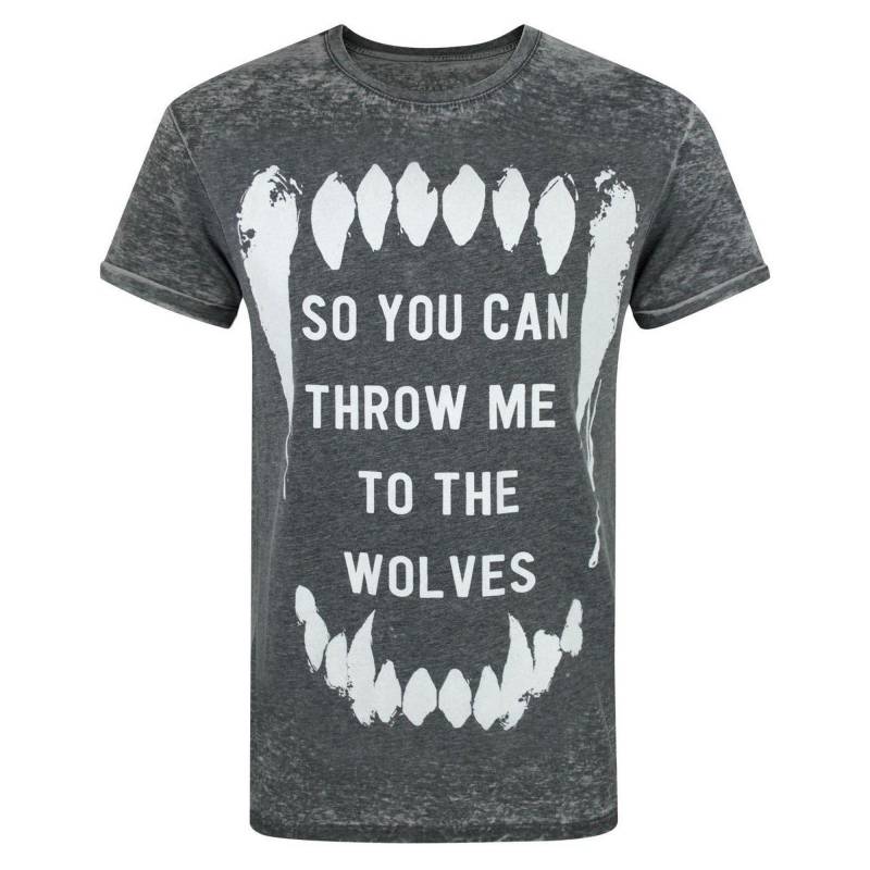 Wolves Burn Out Tshirt Herren Charcoal Black L von Bring Me The Horizon