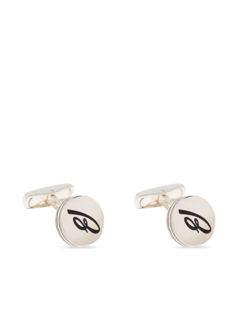 Brioni B-Logo cufflinks - Silver von Brioni