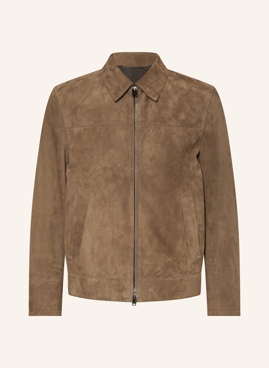 Brioni Lederjacke braun von Brioni