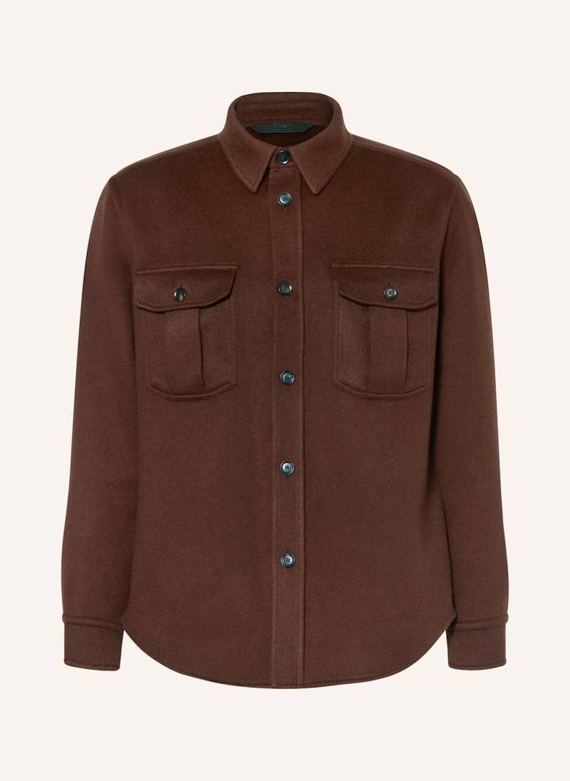 Brioni Overjacket Vagabond Mit Cashmere braun von Brioni