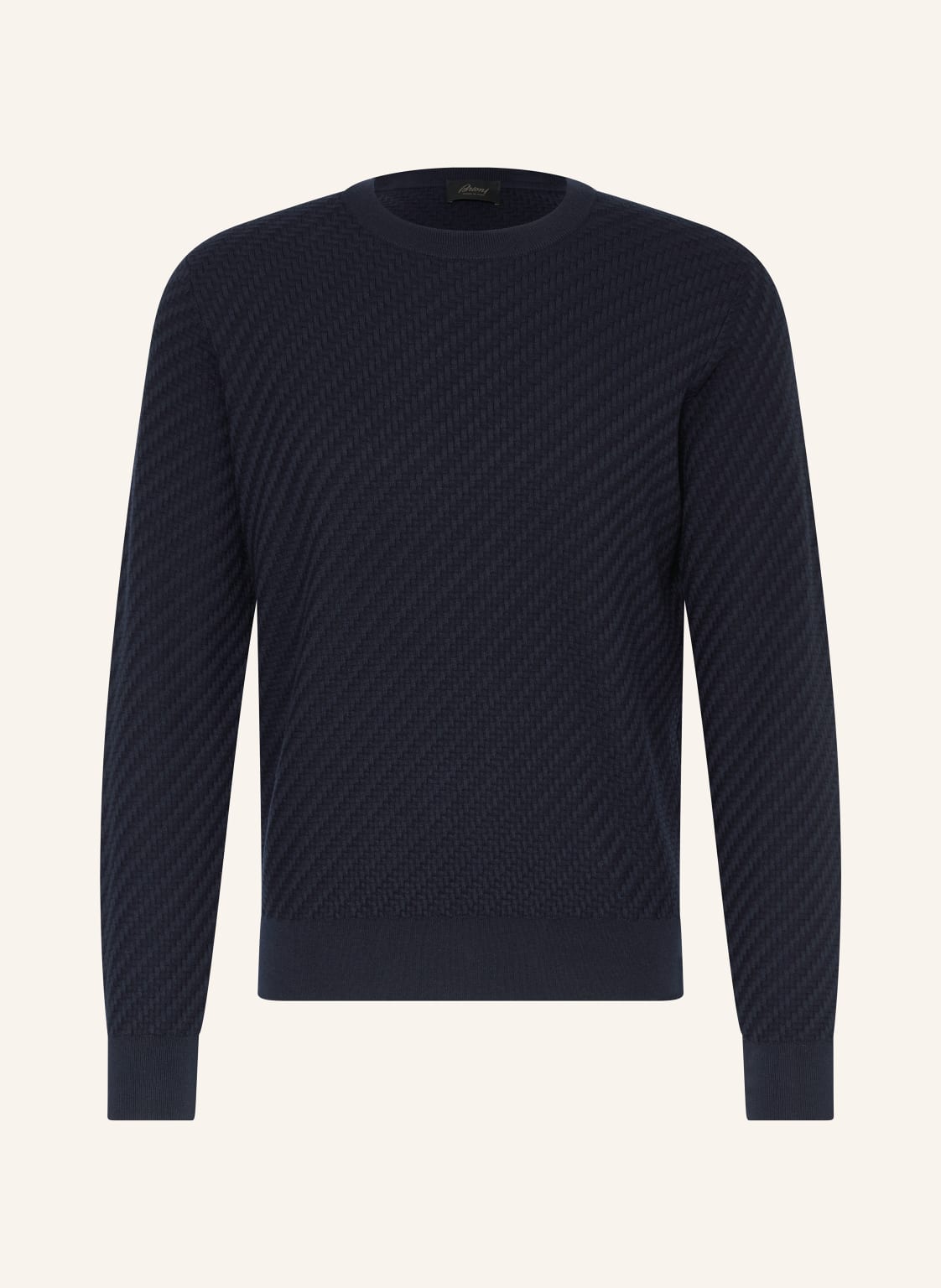 Brioni Pullover Mit Seide blau von Brioni