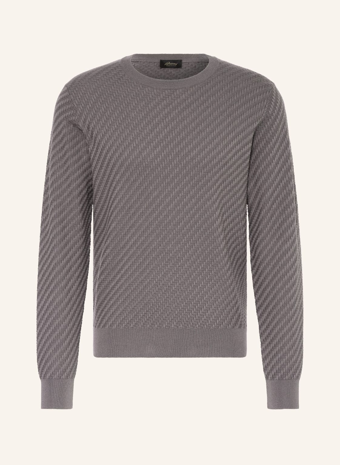 Brioni Pullover Mit Seide grau von Brioni