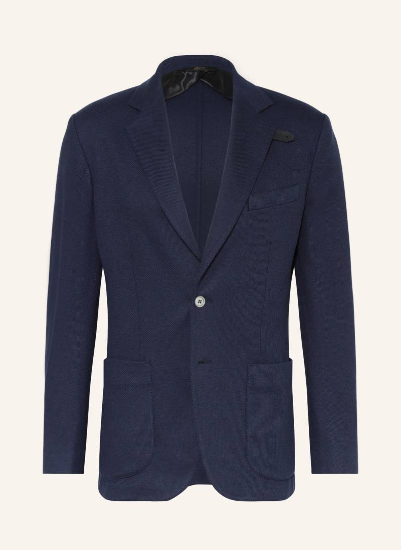 Brioni Sakko Regular Fit Mit Seide blau von Brioni