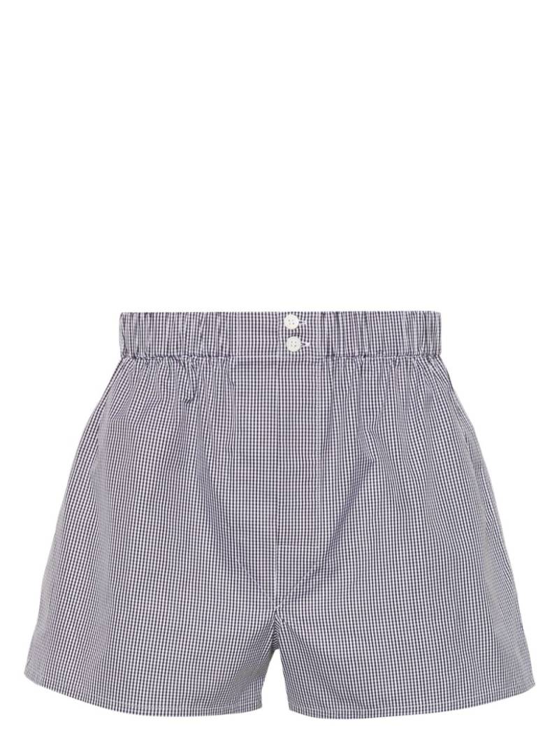 Brioni checked cotton boxers - Black von Brioni