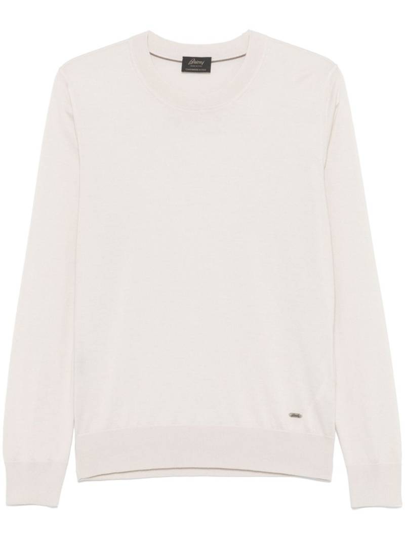 Brioni crew-neck sweater - Neutrals von Brioni