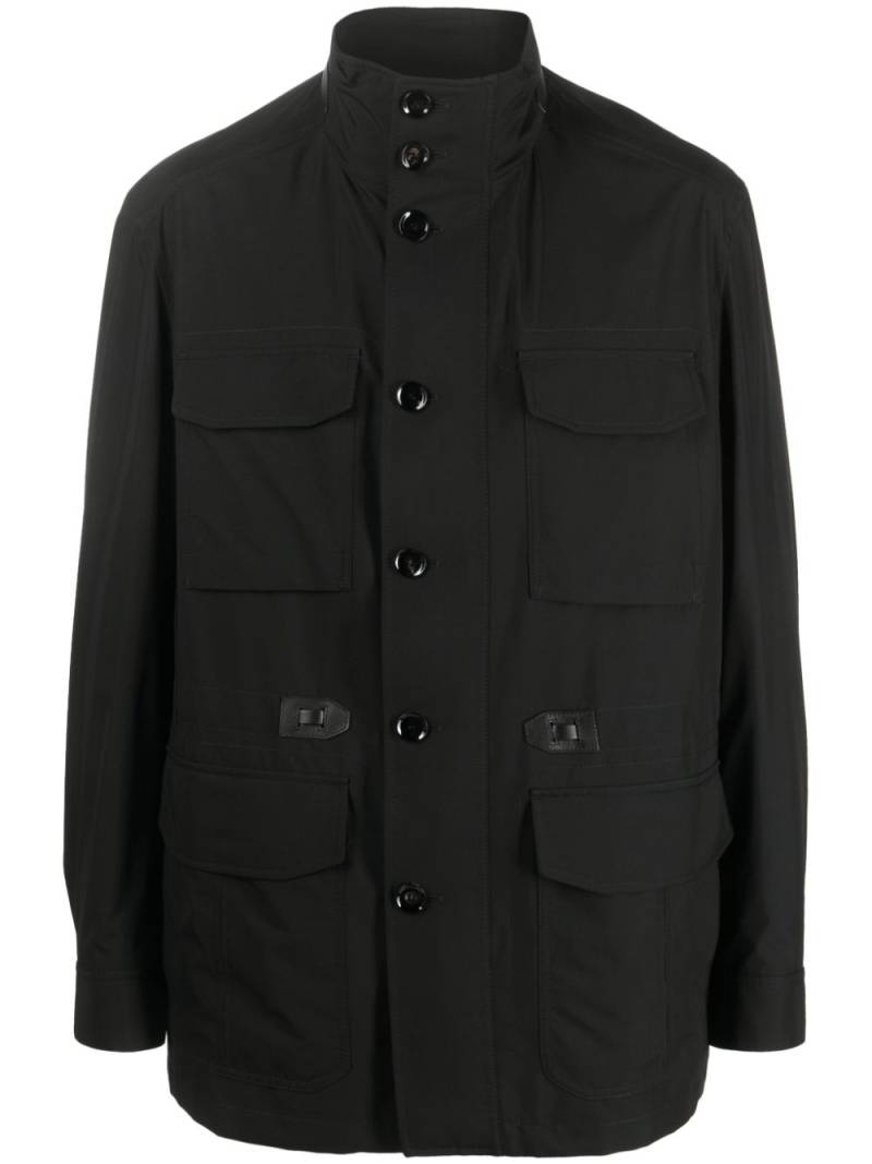 Brioni Performa funnel-neck jacket - Black von Brioni