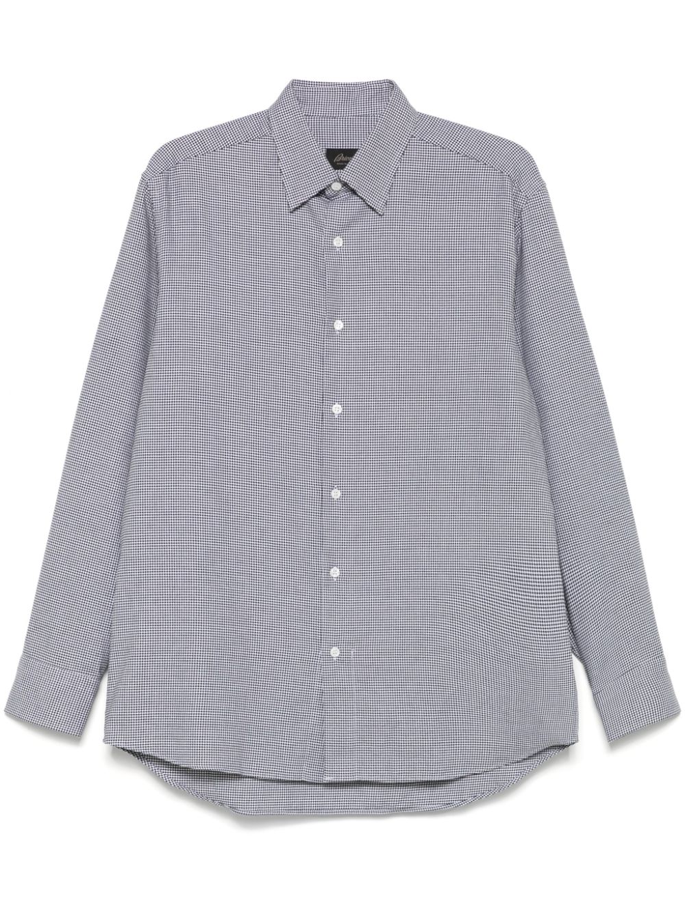 Brioni houndstooth shirt - White von Brioni