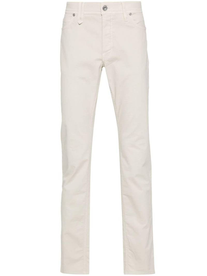 Brioni Chamonix mid-rise straight-leg jeans - Neutrals von Brioni