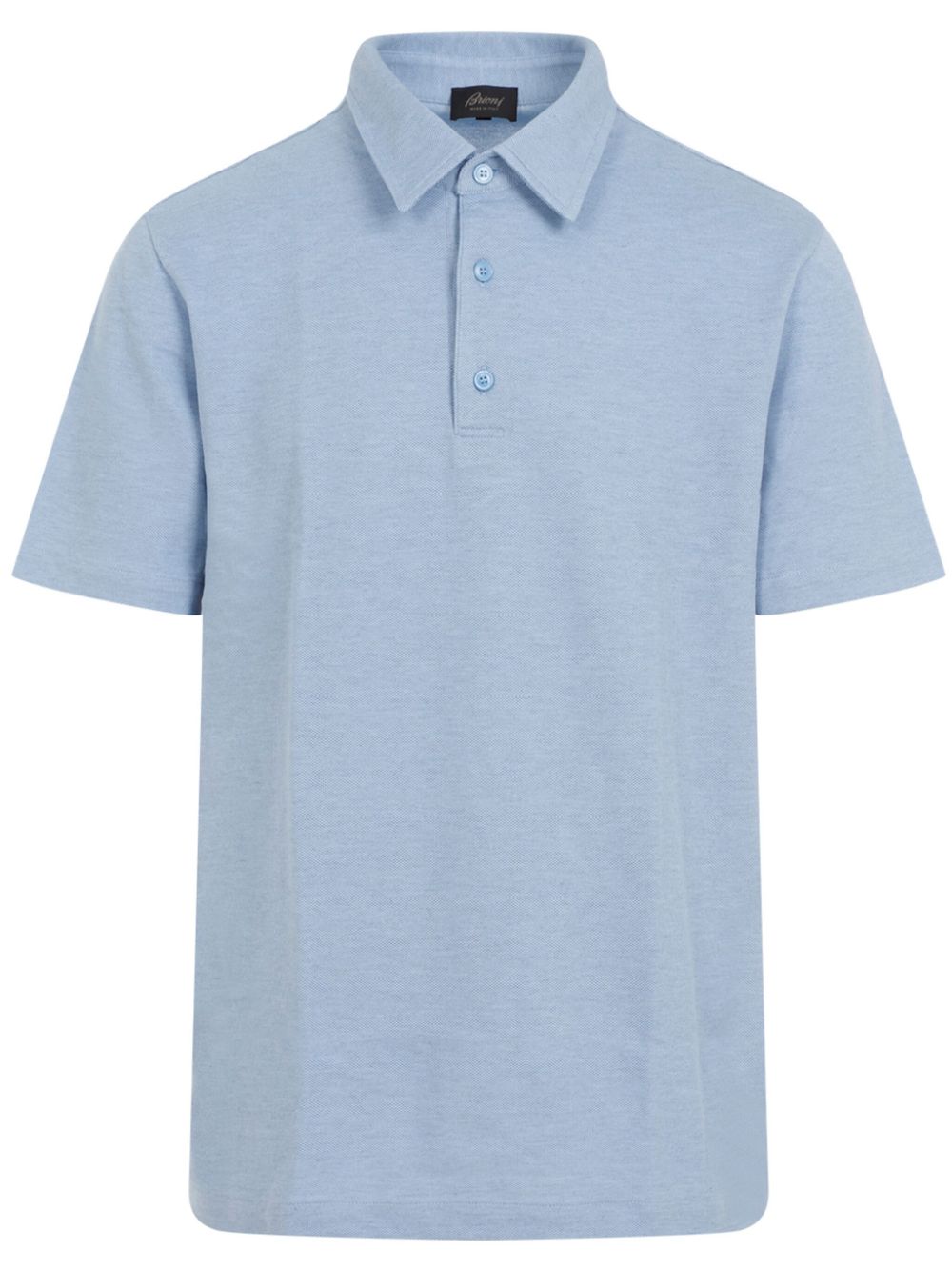 Brioni organic cotton polo shirt - Blue von Brioni