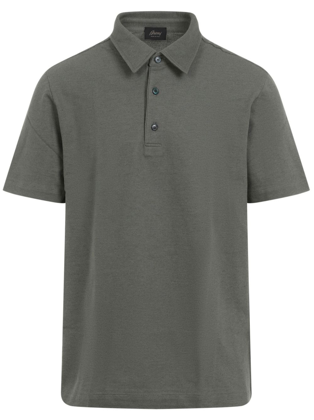 Brioni organic cotton polo shirt - Green von Brioni