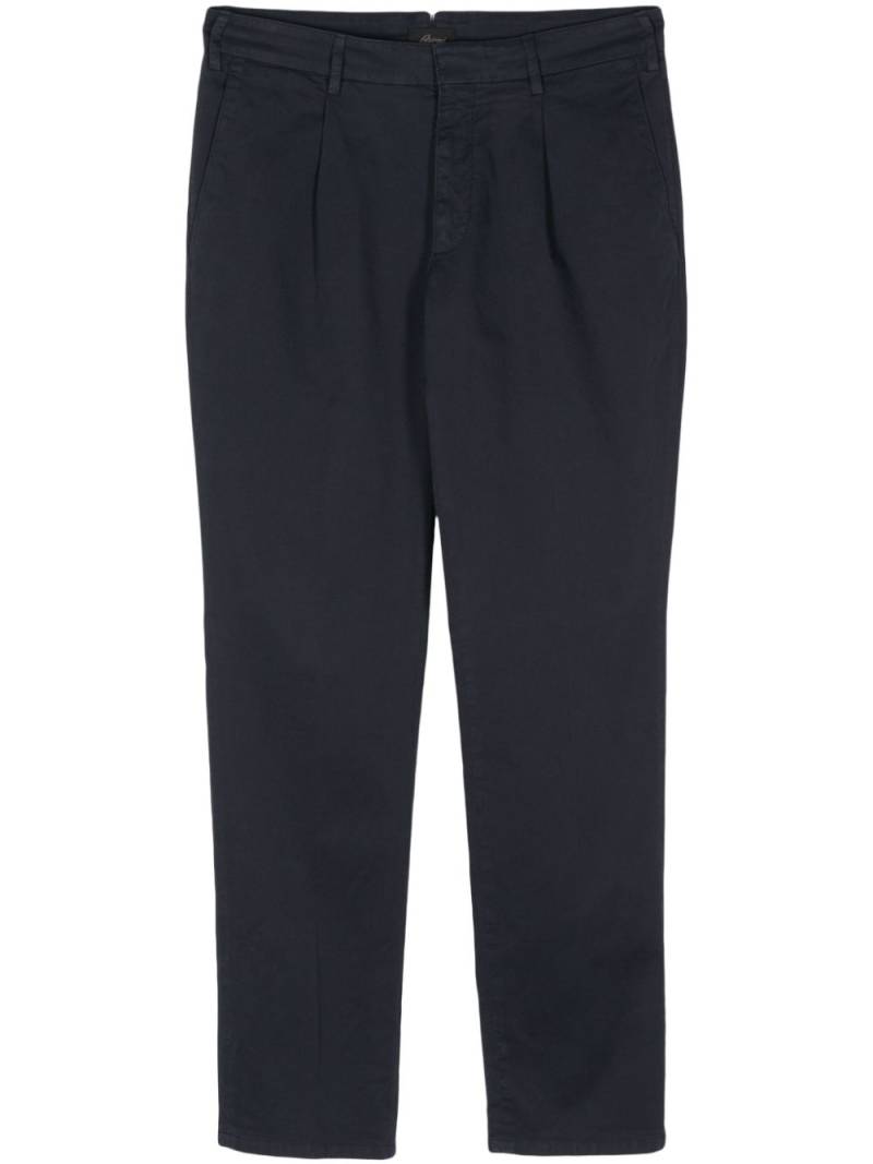 Brioni organic cotton trousers - Blue von Brioni