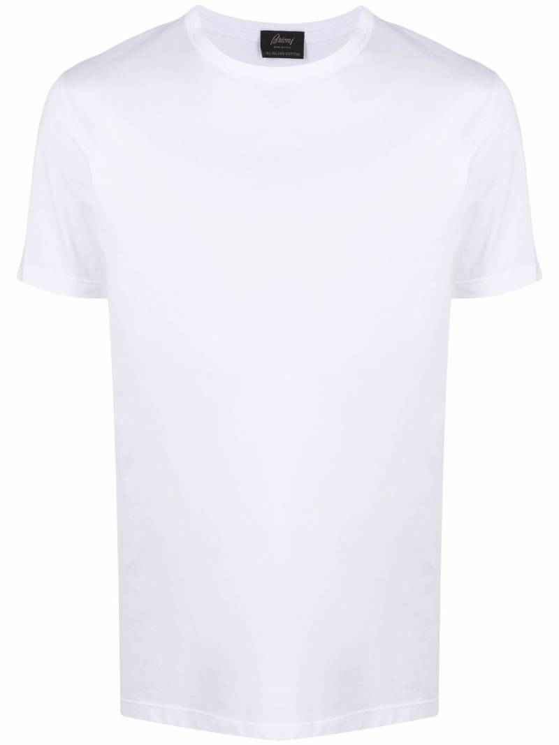 Brioni short-sleeve cotton T-shirt - White von Brioni