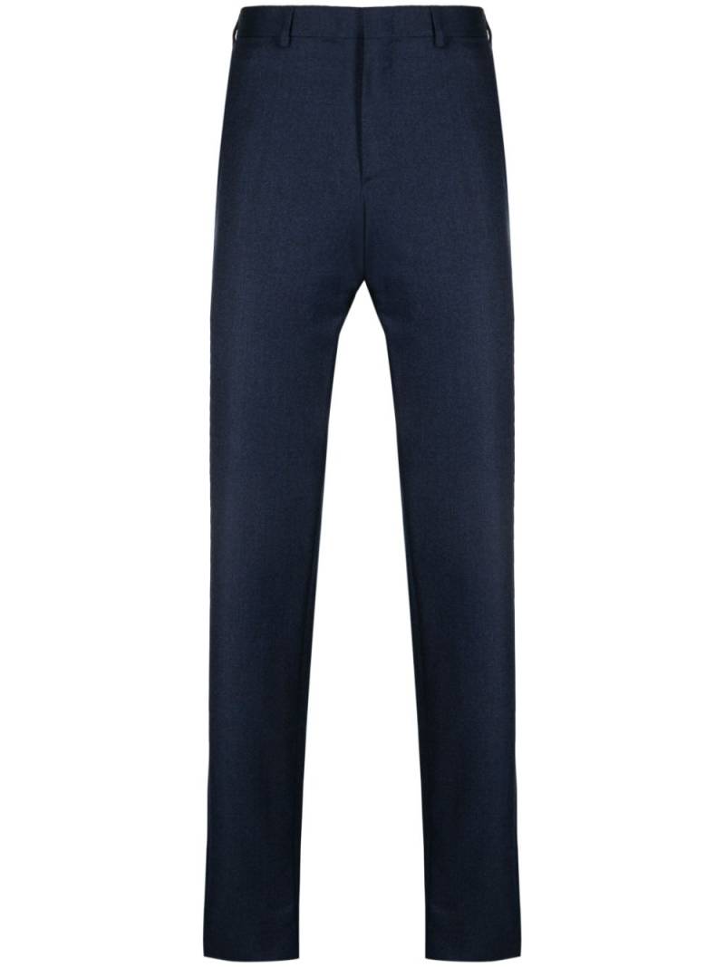 Brioni straight-leg wool trousers - Blue von Brioni