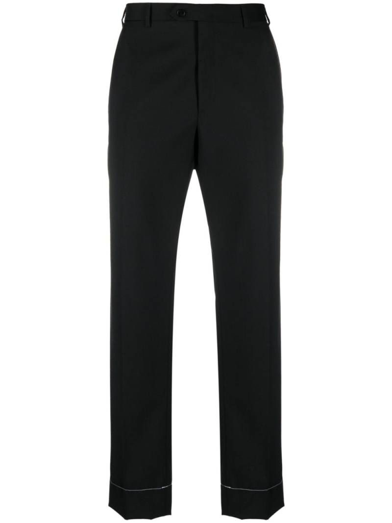 Brioni tailored straight-leg trousers - Black von Brioni