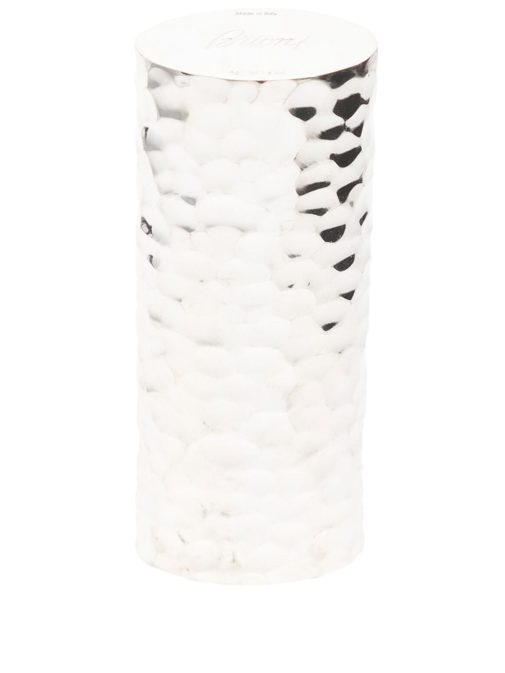 Brioni textured polished vase - Silver von Brioni