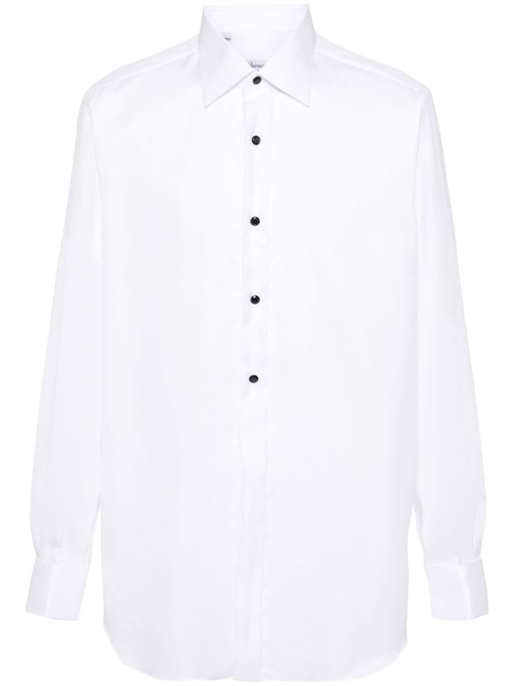 Brioni twill cotton shirt - White von Brioni