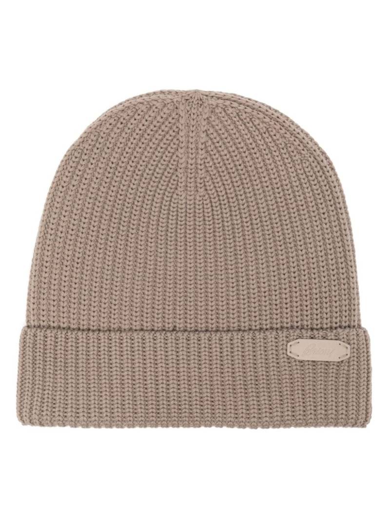 Brioni wool beanie - Neutrals von Brioni