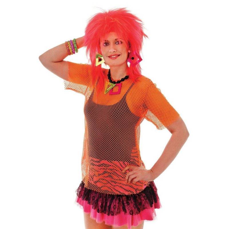 Neonnetztop Damen Orange ONE SIZE von Bristol Novelty