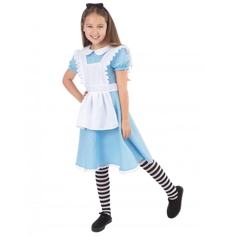 Traditional Alice Kostüm Mädchen Blau L von Bristol Novelty