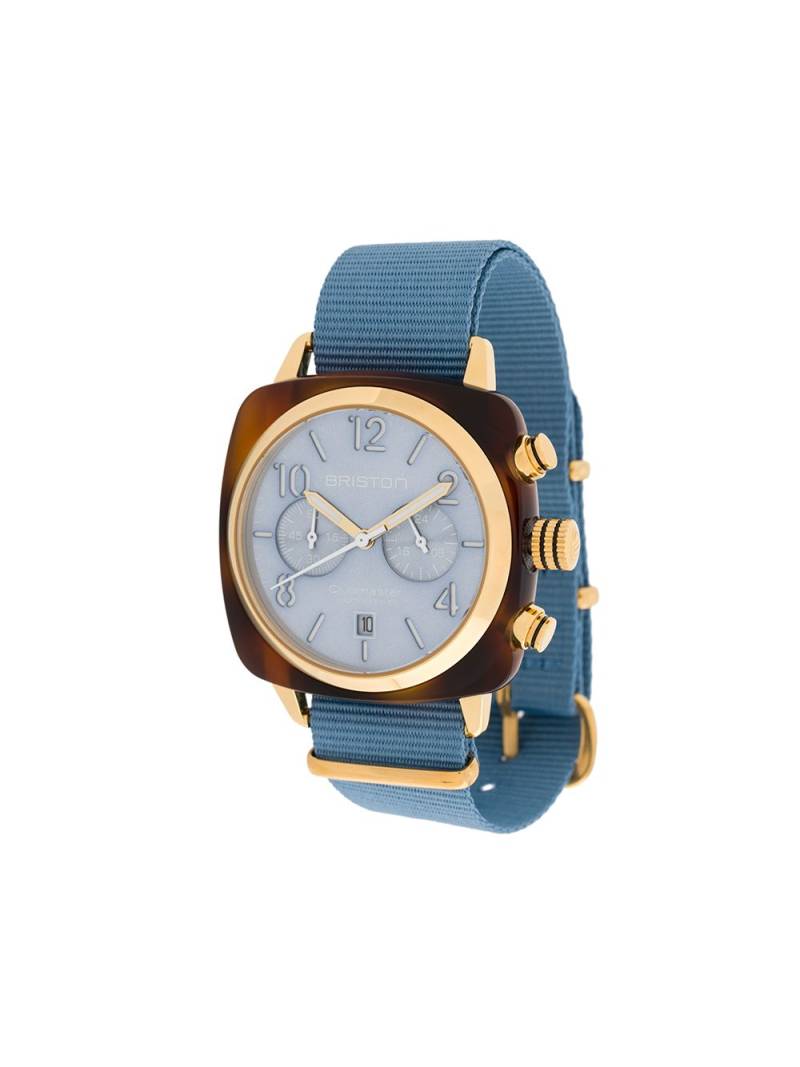 Briston Clubmaster Classic Chrono 40mm - Blue von Briston