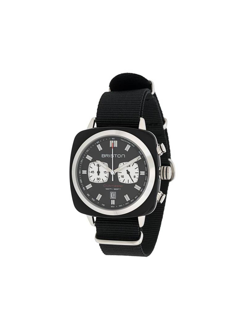 Briston Clubmaster Sport Chrono 42mm - Black von Briston