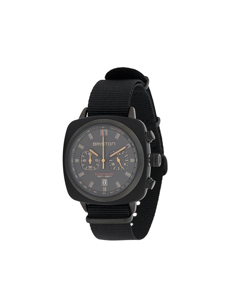 Briston Clubmaster Sport Chrono 42mm - Black von Briston