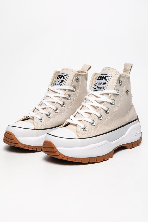 British Knights Kaya Mid Fly Plateau Sneaker | Beige | Damen  | EU37 von British Knights