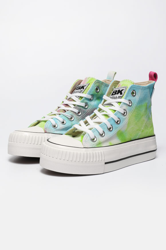 British Knights Kaya Plateau Sneaker | Rainbow Tie Dye | Damen  | EU38 von British Knights