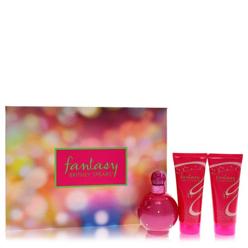 Britney Spears Fantasy Gift Set -- 97 ml Eau De Parfum Spray + 97 ml Body Souffle + 97 ml Shower Gel von Britney Spears