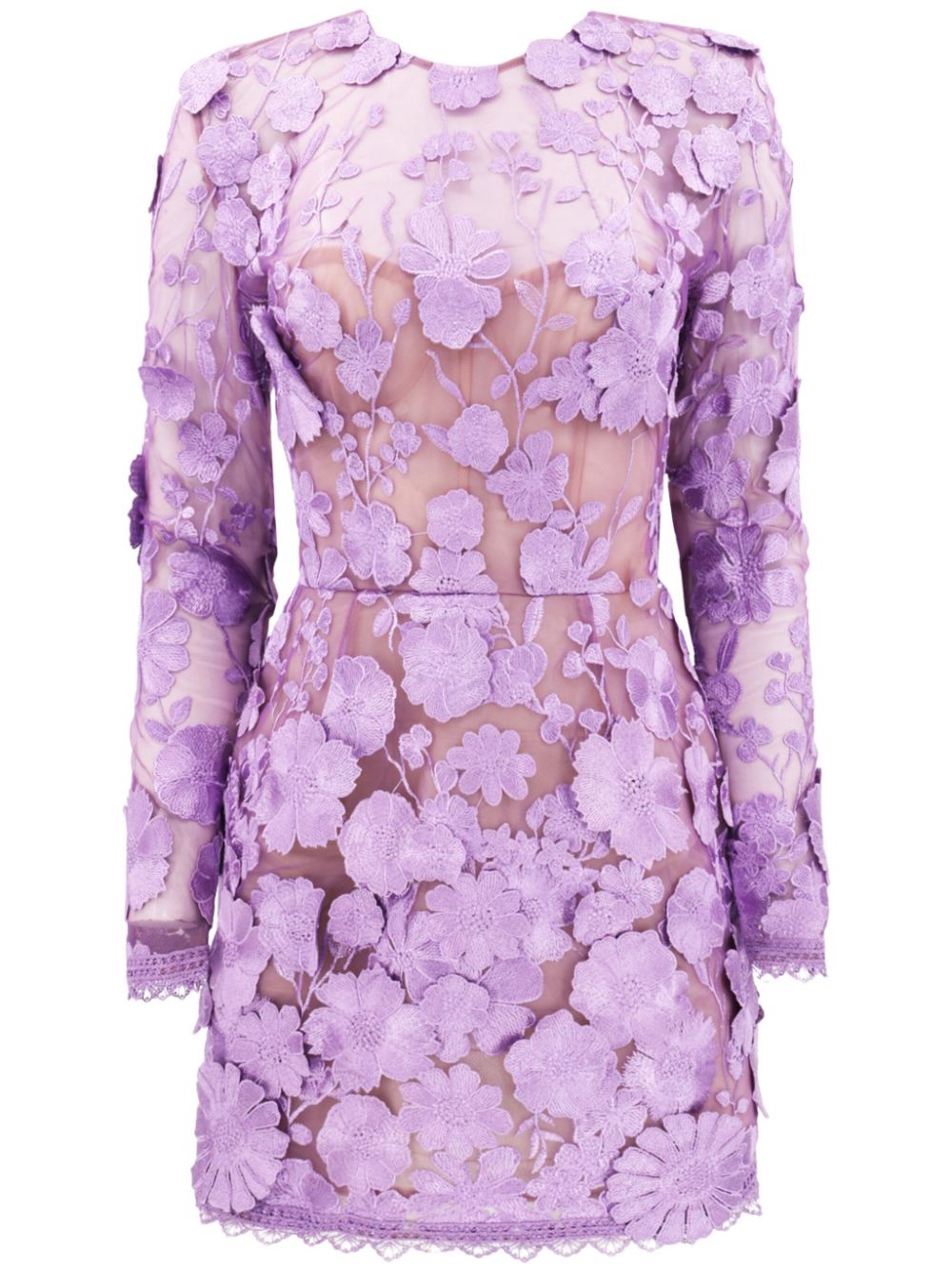 Bronx and Banco Bouquet Maraya mini dress - Purple von Bronx and Banco