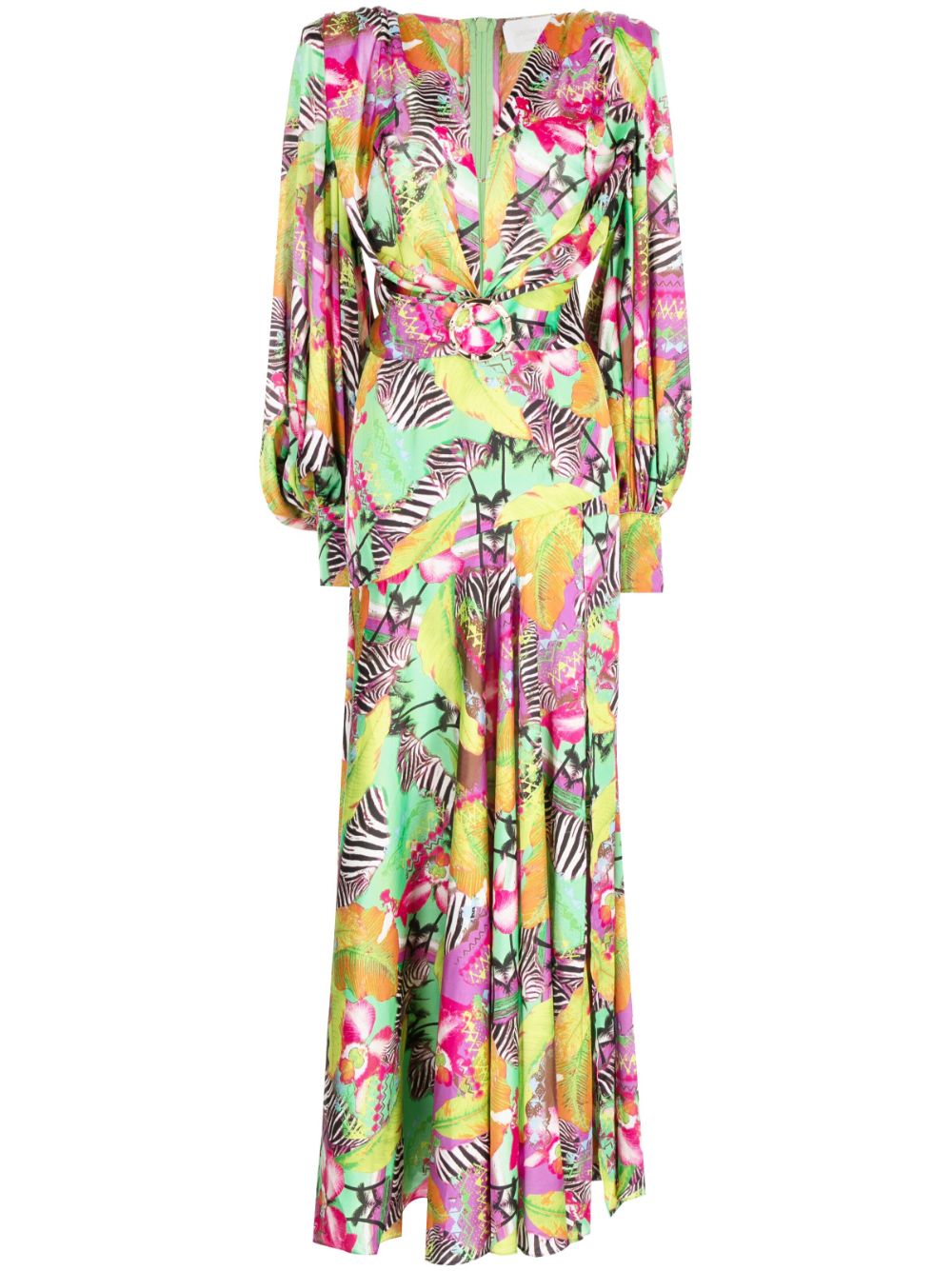 Bronx and Banco abstract-print long dress - Multicolour von Bronx and Banco