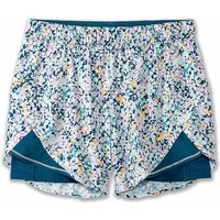 BROOKS Damen 2in1 Laufshort Chaser Print 5 bunt | L von Brooks