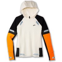 BROOKS Damen Laufhoodie Run Visible Thermal 2.0 orange | S von Brooks