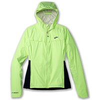 BROOKS Damen Laufjacke High Point Waterproof grün | L von Brooks