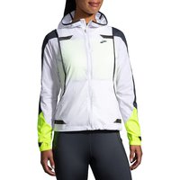 BROOKS Damen Laufjacke Run Visible Convertible Jacket weiss | L von Brooks
