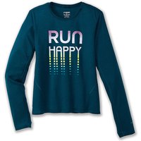 BROOKS Damen Laufshirt Distance Long Sleeve 3.0 blau | L von Brooks