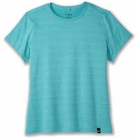 BROOKS Damen Laufshirt Luxe hellblau | L von Brooks