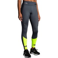 BROOKS Damen Lauftight Run Visible Tight grau | M von Brooks